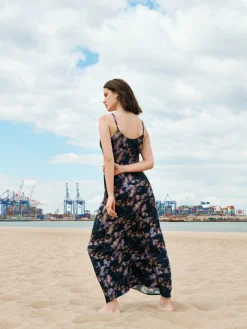 Cropp Sukienki, Kombinezony*Wzorzysta sukienka maxi
