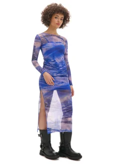 Cropp Sukienki, Kombinezony*Wzorzysta sukienka midi