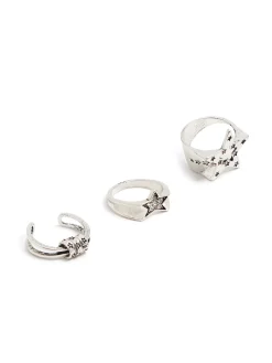 Cropp Biżuteria*Zestaw pierścionków z motywem gwiazd