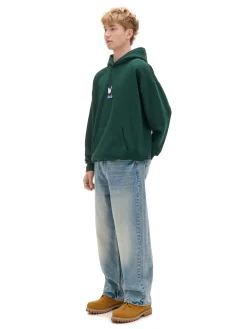 Cropp Bluzy*Zielona bluza z gęsią na deskorolce