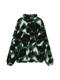 Cropp Bluzy*Zielona polarowa bluza ze stójką