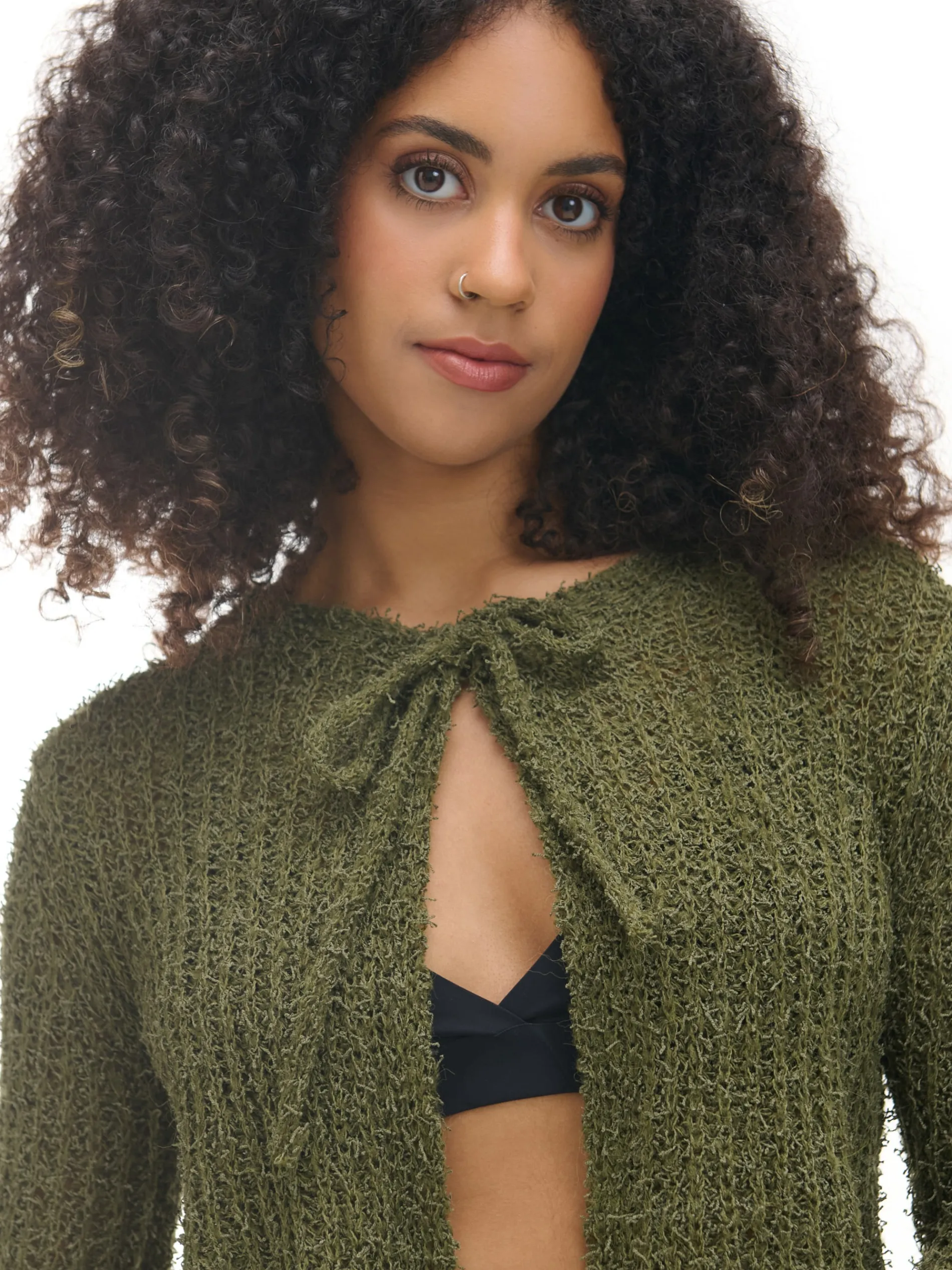 Cropp Swetry*kardigan z wiązaniem