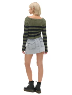 Cropp Swetry*sweter w czarne paski